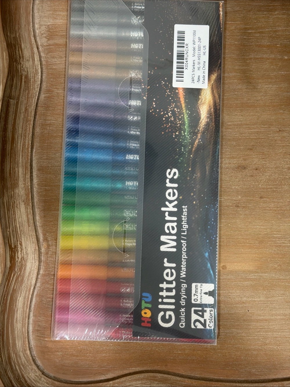 Manga Glitter Markers - Rainbow Metallic Colors